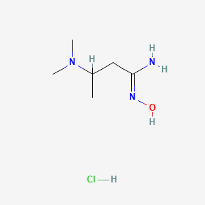 3-(dimethylamino)-N'-hydroxybutanimidamidehydrochloride