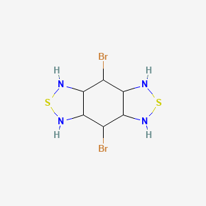 2,8-Dibromo-5,11-dithia-4,6,10,12-tetrazatricyclo[7.3.0.03,7]dodecane