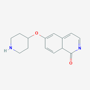 molecular formula C14H16N2O2 B12354691 6-piperidin-4-yloxy-8aH-isoquinolin-1-one 