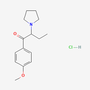 1-(4-Methoxyphenyl)-2-(pyrrolidin-1-yl)butan-1-one,monohydrochloride