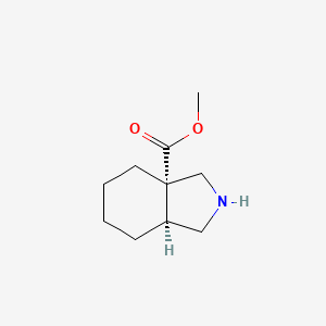 methyl (3aS,7aS)-octahydro-1H-isoindole-3a-carboxylate