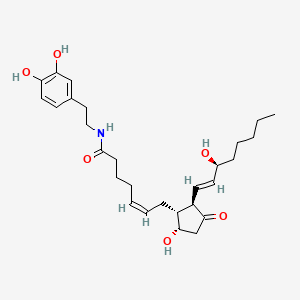 molecular formula C28H41NO6 B12354838 Prostaglandin D2 Dopamine 