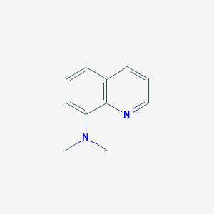 molecular formula C11H12N2 B1235489 N,N-dimethylquinolin-8-amine 