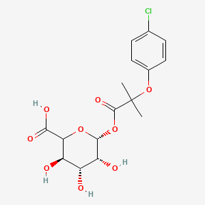 molecular formula C16H19ClO9 B12354894 Clofibric Acid Acyl-beta-D-glucuronide 