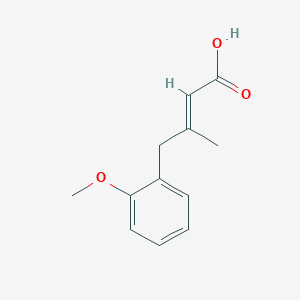 4-(2-Methoxyphenyl)-3-methylbut-2-enoicacid