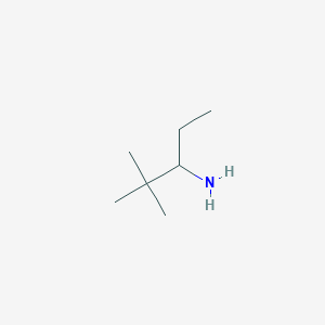 molecular formula C7H17N B12354901 2,2-Dimethylpentan-3-amine CAS No. 73153-81-8