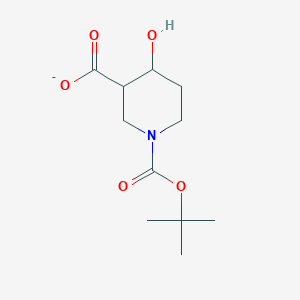 1,3-Piperidinedicarboxylic acid, 4-hydroxy-, 1-(1,1-dimethylethyl) ester