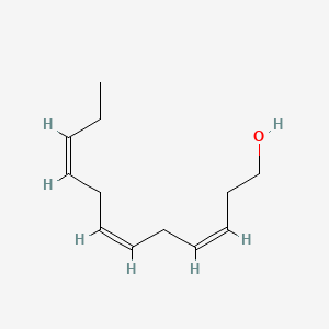 molecular formula C12H20O B1235492 (3Z,6Z,9Z)-dodecatrienol 