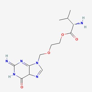 molecular formula C13H20N6O4 B12354939 2-[(2-imino-6-oxo-5H-purin-9-yl)methoxy]ethyl (2S)-2-amino-3-methylbutanoate 