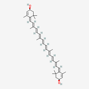 molecular formula C40H54O2 B1235494 Eschscholtzxanthin CAS No. 472-73-1