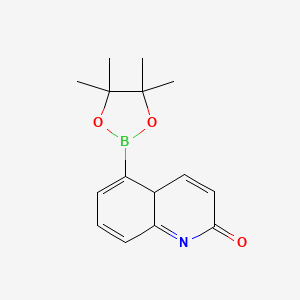 5-(4,4,5,5-tetramethyl-1,3,2-dioxaborolan-2-yl)-4aH-quinolin-2-one