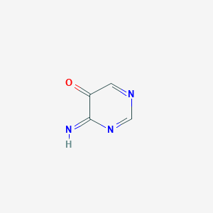 molecular formula C4H3N3O B12354975 4-Iminopyrimidin-5-one 