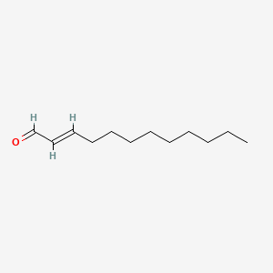 molecular formula C12H22O B1235498 2-十二碳烯醛 CAS No. 4826-62-4