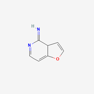 molecular formula C7H6N2O B12355004 3aH-furo[3,2-c]pyridin-4-imine 