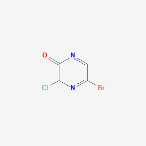 6-bromo-2-chloro-2H-pyrazin-3-one