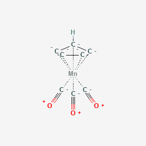 molecular formula C8HMnO3-5 B12355025 carbon monoxide;cyclopenta-1,3-diene;manganese 