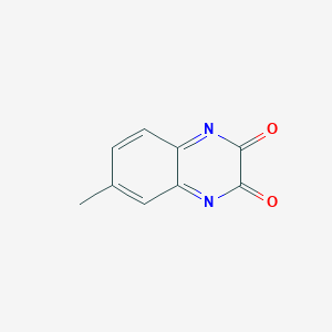 molecular formula C9H6N2O2 B12355034 6-Methylquinoxaline-2,3-dione 