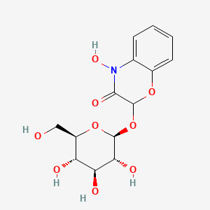 molecular formula C14H17NO9 B1235505 DIBOA-glucoside 
