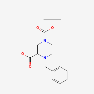 1,3-Piperazinedicarboxylic acid, 4-(phenylmethyl)-, 1-(1,1-dimethylethyl) ester