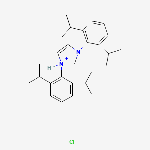 1H-Imidazolium, 1,3-bis[2,6-bis(1-methylethyl)phenyl]-, chloride