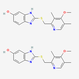 2-[(4-methoxy-3,5-dimethylpyridin-2-yl)methylsulfanyl]-3H-benzimidazol-5-ol