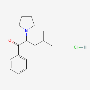 4-Methyl-1-phenyl-2-(pyrrolidin-1-yl)pentan-1-one hydrochloride