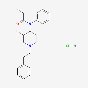 molecular formula C22H28ClFN2O B12355154 3-Fluorofentanyl hydrochloride CAS No. 2309383-04-6