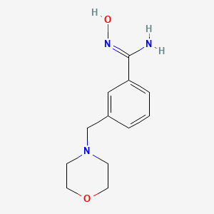 N'-hydroxy-3-(morpholin-4-ylmethyl)benzenecarboximidamide