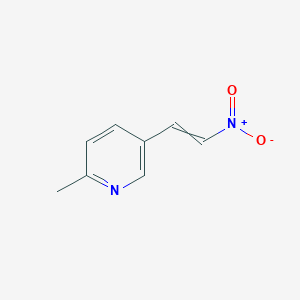 2-methyl-5-[(E)-2-nitroethenyl]pyridine, E