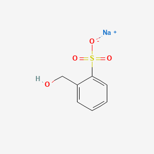 molecular formula C7H7NaO4S B12355277 Monosodium hydroxymethylbenzenesulphonate CAS No. 34742-11-5