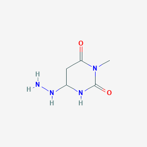 6-Hydrazinyl-3-methyl-1,3-diazinane-2,4-dione