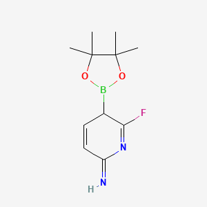 2-fluoro-3-(4,4,5,5-tetramethyl-1,3,2-dioxaborolan-2-yl)-3H-pyridin-6-imine