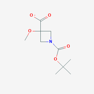 1,3-Azetidinedicarboxylic acid, 3-methoxy-, 1-(1,1-dimethylethyl) ester