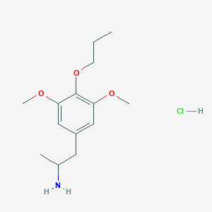 1-(3,5-Dimethoxy-4-propoxyphenyl)propan-2-amine,monohydrochloride