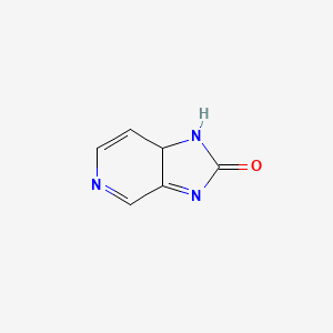 molecular formula C6H5N3O B12355408 1,7a-Dihydroimidazo[4,5-c]pyridin-2-one 