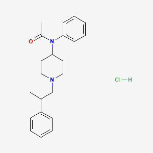 N-phenyl-N-[1-(2-phenylpropyl)-4-piperidinyl]-acetamide,monohydrochloride