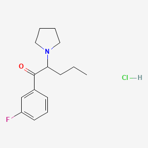 1-(3-Fluorophenyl)-2-(1-pyrrolidinyl)-1-pentanone,monohydrochloride