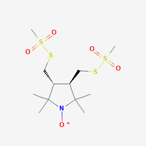 1-Pyrrolidinyloxy, 2,2,5,5-tetramethyl-3,4-bis[[(methylsulfonyl)thio]methyl]-, (3R,4R)-rel-(9CI)