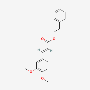 molecular formula C19H20O4 B12355476 Caffeic Acid Dimethyl Ether Phenethyl Ester 