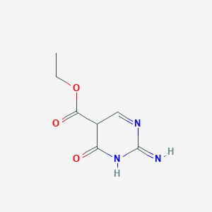 molecular formula C7H9N3O3 B12355490 ethyl 2-imino-6-oxo-5H-pyrimidine-5-carboxylate 