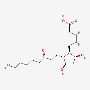 molecular formula C18H30O6 B1235552 Prostaglandin F-main urinary metabolite CAS No. 34069-62-0