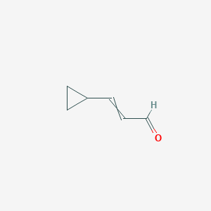 molecular formula C6H8O B12355558 Formylvinylcyclopropane CAS No. 100764-10-1