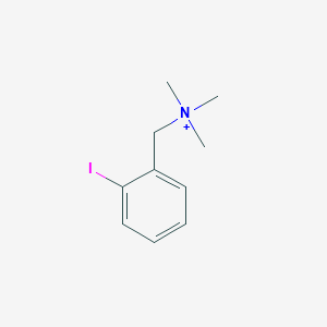 molecular formula C10H15IN+ B1235560 Iodobenzyltrimethylammonium CAS No. 59777-96-7