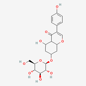 molecular formula C21H26O10 B12355606 Genistine;Genistoside;Genistein 7-O--D-glucopyranoside 