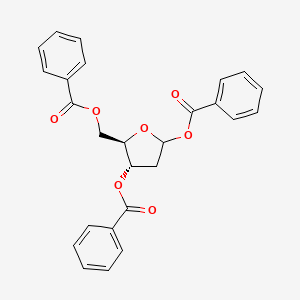 [(2R,3S)-3,5-dibenzoyloxyoxolan-2-yl]methyl benzoate