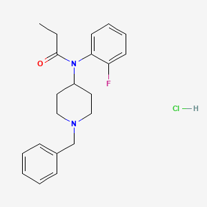 N-(1-benzylpiperidin-4-yl)-N-(2-fluorophenyl)propionamide,monohydrochloride