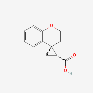 Rac-(3'R,4S)-2,3-dihydrospiro[1-benzopyran-4,1'-cyclopropane]-3'-carboxylic acid