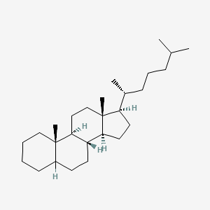 molecular formula C27H48 B1235564 胆甾烷 CAS No. 14982-53-7