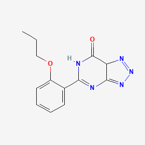 5-(2-Propoxyphenyl)-6,7a-dihydrotriazolo[4,5-d]pyrimidin-7-one