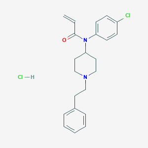 N-(4-chlorophenyl)-N-(1-phenethylpiperidin-4-yl)acrylamide,monohydrochloride